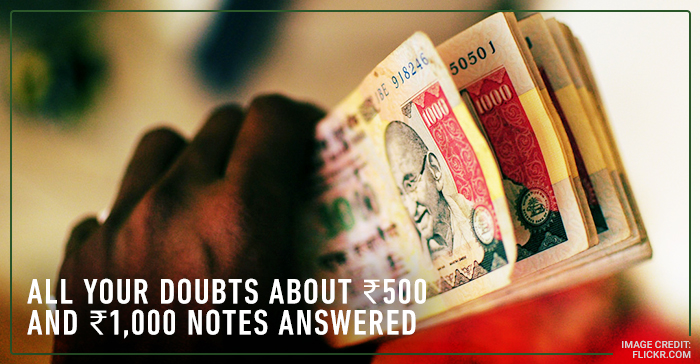 Everything you need to know about the withdrawal of ₹500 and ₹1000 as legal tender notes
